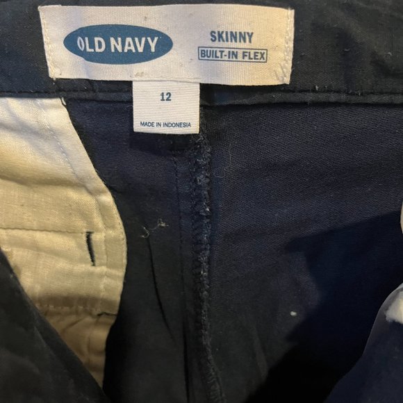 Old Navy BLue Khakis BOys/Unisex Size 12 - Picture 2 of 4